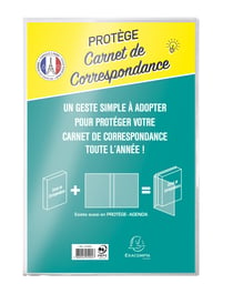 Exacompta - Protège-cahier translucide Kover® - 24x32cm - Incolore
