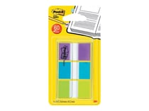 Marque-pages Post-it® souples, assortiment de couleurs 3 x 20 / pack