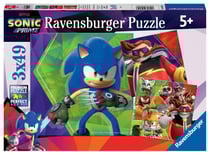 Puzzles 3x49 pièces - Les aventures de Sonic - Ravensburger