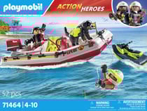 Bateau de pompier et scooter des mers - Playmobil® Les pompiers - 71464