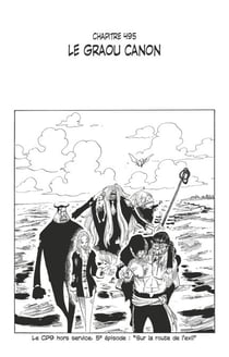 One Piece édition originale - Chapitre 495 - Le graou canon