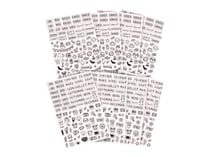 Stickers Bullet Journal noirs & transparents Toga