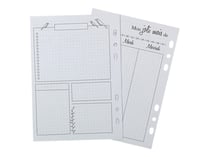 104 pages Mes 52 semaines de l'année - Pour bullet journal - A5