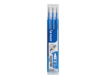 Lot de 3 recharges pour stylo roller effaçable - Bleu ciel - FriXion Ball & FriXion Ball Clicker- Pointe moyenne - Pilot
