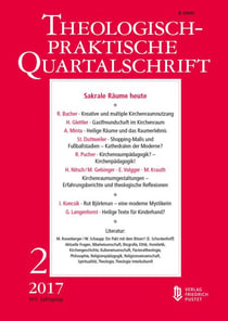 Sakrale Räume heute - Theologisch-praktische Quartalschrift