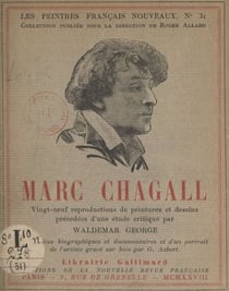 Marc Chagall - 29 reproductions de peintures et dessins, précédées d'une étude critique