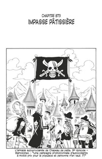 One Piece édition originale - Chapitre 873 - Impasse pâtissière