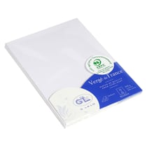 25 cartes Lalo Vergé - 107x152 mm - 210 g - blanc 