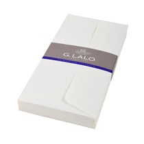 25 enveloppes adhésives Lalo Vergé - DL - 110x220mm - blanc