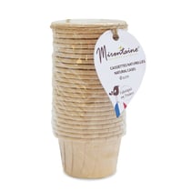 25 Mini Caissettes Cuisson Papier