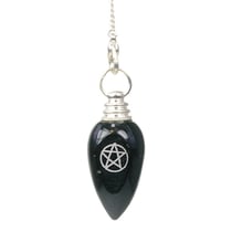 Pendule Onyx Pentagramme