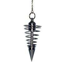 PENDULE SPIRALE CHROME GM