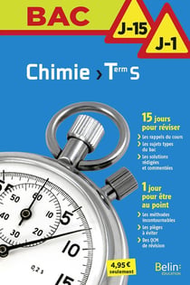 BAC J-15 J-1 : chimie - terminale S (édition 2017)