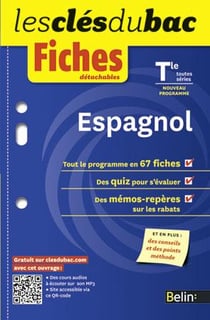 LES CLES DU BAC : espagnol - terminale - fiches