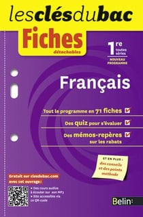 LES CLES DU BAC : français - 1ère - fiches