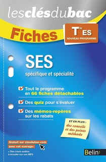 LES CLES DU BAC : SES - terminale ES - fiches