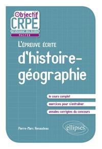 L'épreuve écrite d'histoire-géographie
