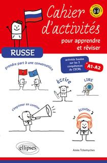 Russe. Cahier d'activités pour apprendre et réviser le russe : Activités basées sur les 5 compétences du CECRL. A1-A2 (avec fichiers audio)