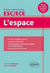 L'espace - thème de culture générale - prépas commerciales ESC/ECE (édition 2013/2014)