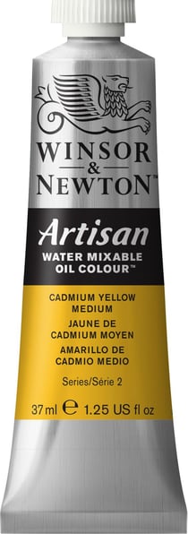 Peinture à l'huile - Artisan - 37ml - jaune de cadmimum moyen