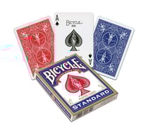 Jeu de 54 cartes - Bicycle - Rider Back - Rouge et Bleu