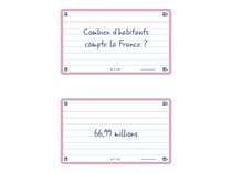 80 flashcards - 7,5 x 12,5 cm - Flash 2.0 Oxford - Ligné - cadre rose