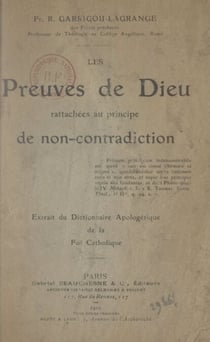 Les preuves de Dieu rattachées au principe de la non-contradiction
