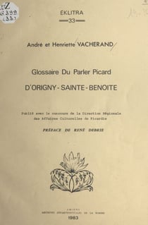 Glossaire du parler picard d'Origny-Sainte-Benoîte