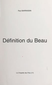 Définition du Beau