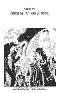 One Piece édition originale - Chapitre 953 - L'habit ne fait pas le moine