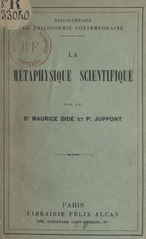 La métaphysique scientifique