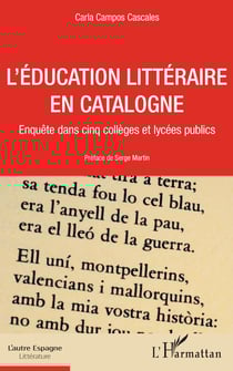 L'éducation littéraire en Catalogne - Enquête dans cinq collèges et lycées publics