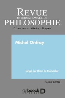Revue internationale de philosophie - Michel Onfray