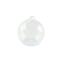 Suspension boule en verre avec trou  - Hauteur 8 cm - Cultura Collection - Botanique nature