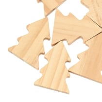 Set de 12 sapins en bois 3 cm - Créalia