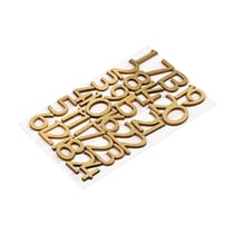 24 chiffres pour calendrier de l'Avent - or