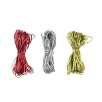 3 fils nylon coloris métalliques - 5 mètres