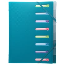 1 trieur A4 - 8 compartiments - Polypro - Exacompta - Coloris assortis