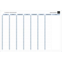 Planning magnétique hebdomadaire - Exacompta