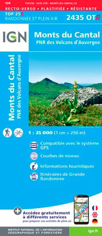 2435Otr Monts Du Cantal.Pnr Des Volcans D'Auvergne