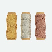 Fils pailletés 10M X3 Or Arg Cuiv