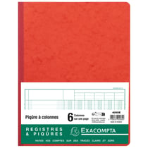 Carnet Exacompta - 32x25cm - 80 pages - Couleurs assorties