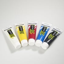 Coffret de peinture 5 Tubes de gouache 120 ml