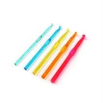 Lot de 5 crochets plastique Créalia
