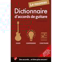 Le nouveau dictionnaire d'accords de guitare