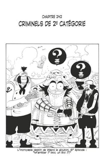 One Piece édition originale - Chapitre 242 - Criminels de 2e catégorie