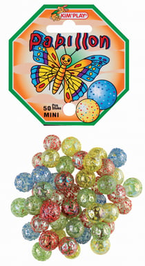 50 mini billes papillon