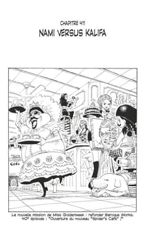 One Piece édition originale - Chapitre 411 - Nami versus Kalifa