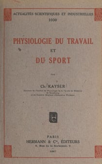 Physiologie du travail et du sport