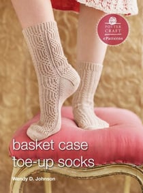 Basket Case Socks - E-Pattern from Toe-Up Socks for Every Body